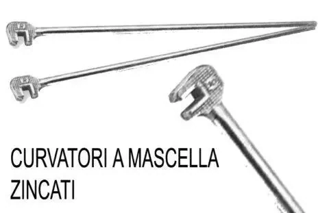 PIEGAFERRO CURVATORI A MASCELLA ZINCATI