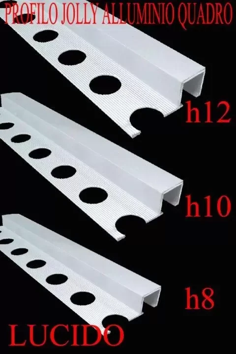 PROFILO JOLLY QUADRO IN ALLUMINIO