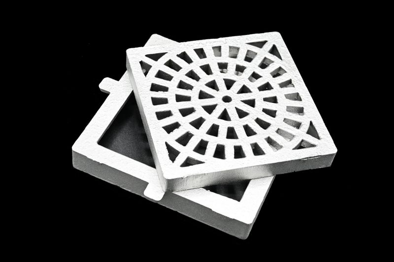 GRIGLIA GRIGLIE ALLUMINIO EFFETTO RAGNATELA 15x15