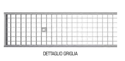 GRIGLIA ZINCATA PRESSATA PER CANALE CEMENTO 100X15 M33X33 GRIGLIA ZINCATA PRESSATA PER CANALE CEMENTO 100X15 M33X33