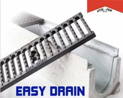 CANALI IN CEMENTO CON GRIGLIA ZINCATA GHISA CERTIFICATI