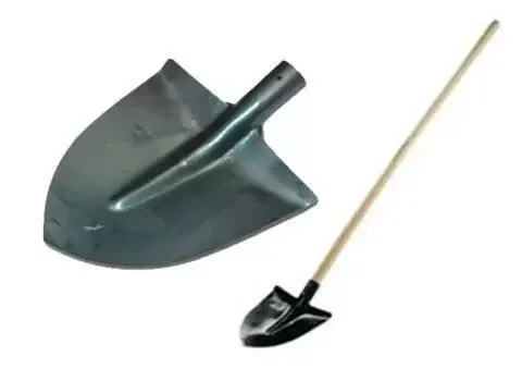 BADILE IN ACCIAIO STAMPATO CON RINFORZO N "0"