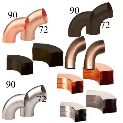 GOMITO CURVA PLUVIALE TONDO O QUADRO