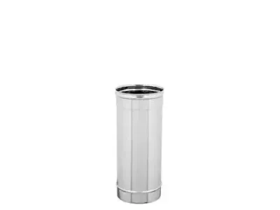 TUBO ACCIAIO INOX CANNA FUMARIA AISI 304 ML 0,5