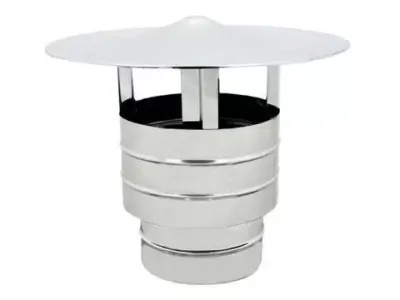 TESTA CAMINO CINESE ACCIAIO INOX AISI 304 "ANTINTEMPERIE"