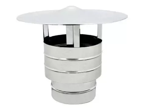 TESTA CAMINO CINESE ACCIAIO INOX AISI 304 "ANTINTEMPERIE"