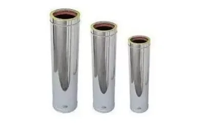 TUBO DOPPIA PARETE INOX COIBENTATO CON LANA DI ROCCIA TUBO DOPPIA PARETE INOX COIBENTATO CON LANA DI ROCCIA