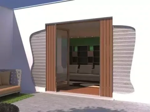 CONTROTELAIO PER PORTE A SCOMPARSA ANTA DOPPIA USO INTONACO