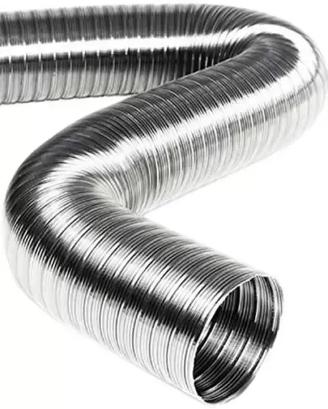 TUBO CORRUGATO INOX DOPPIA PARETE IN BARRE DA ML3