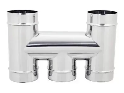 CAPPA A “H” INOX AISI 304 TERMINALE ANTIRIFLUSSO