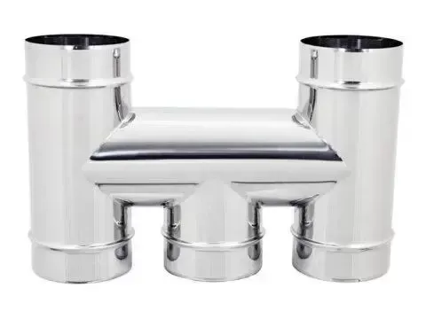 CAPPA A “H” INOX AISI 304 TERMINALE ANTIRIFLUSSO