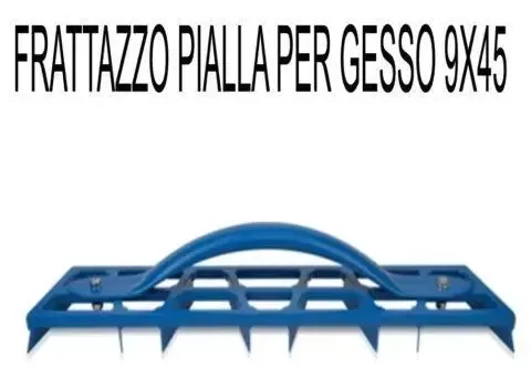 FRATTAZZO PIALLA PER GESSO IN METALLO A DUE MANI
