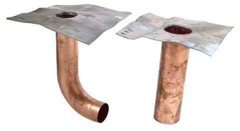 BOCCHETTONI IN RAME LASTRA PIOMBO