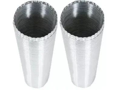 TUBO CORRUGATO ALLUMINIO NATURALE ESTENSIBILE DA CM 80 A CM 300 TUBO CORRUGATO ALLUMINIO NATURALE ESTENSIBILE DA CM 80 A CM 300