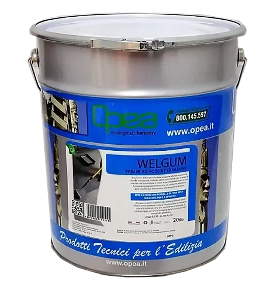 PRIMER WELGUM BITUMINOSO A BASE DI ACQUA IMPERMEABILIZZANTE