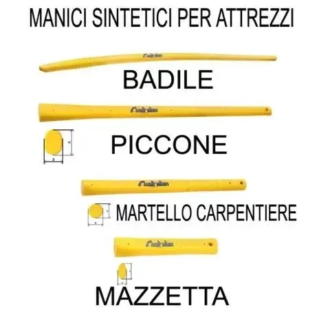 MANICI IN FIBRA PER ATTREZZI EDILI
