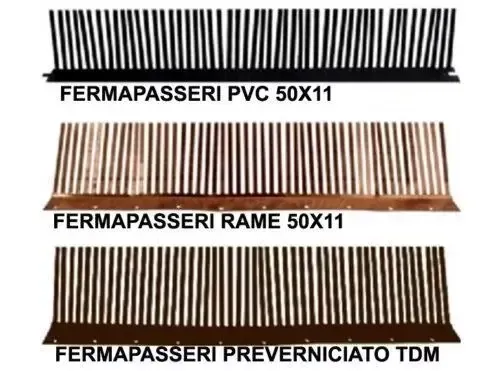 FERMAPASSERI DISSUASORI PER VOLATILI ANTINIDO UCCELLI 50x11cm