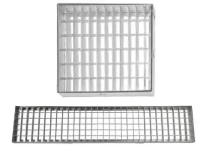 GRIGLIE ZINCATE CON TELAIO