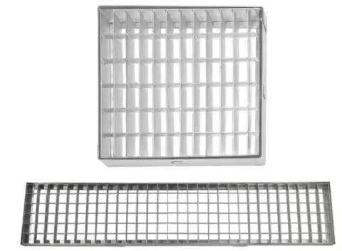 GRIGLIE ZINCATE CON TELAIO