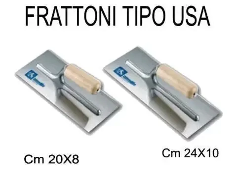 FRATTONE USA STUCCO MANICO IN LEGNO FORCELLA IN ACCIAIOLAMA IN ACCIAIO INOX