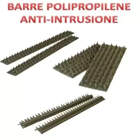 BARRA MATTONELLA ANTINTRUSIONE DISSUASORE IN POLIPROPILENE