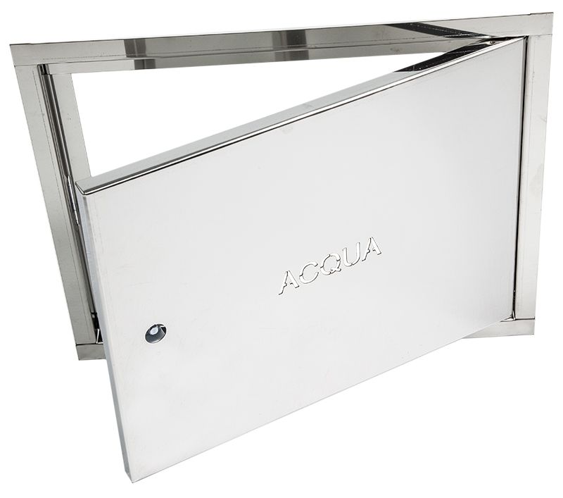 SPORTELLO ACQUA - INOX AISI 304, RAME o ZINCATO