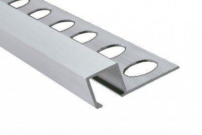 Listelo de aluminio plata mate