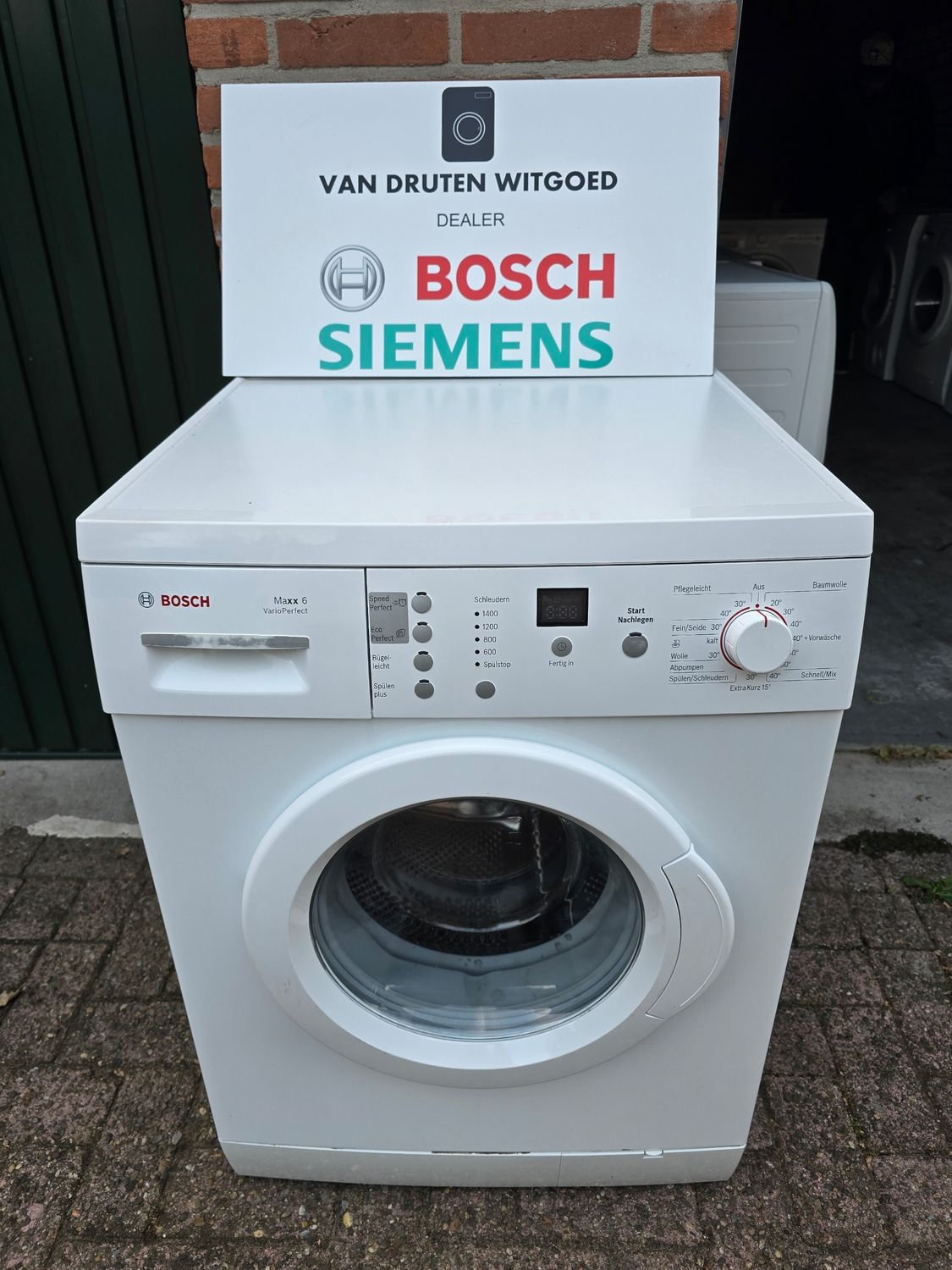 Bosch maxx6 varioperfect 1400 toeren Bosch maxx6 varioperfect 1400 toeren