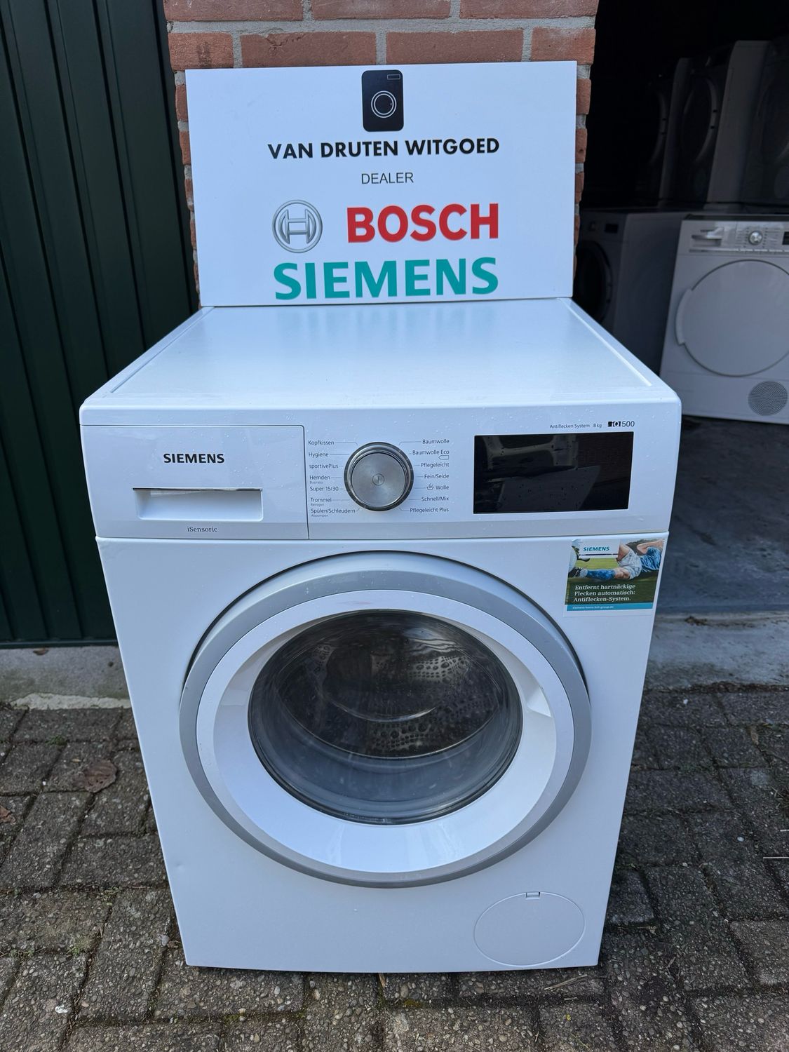 Siemens iq500 8kg A+++ anti vlekken systeem