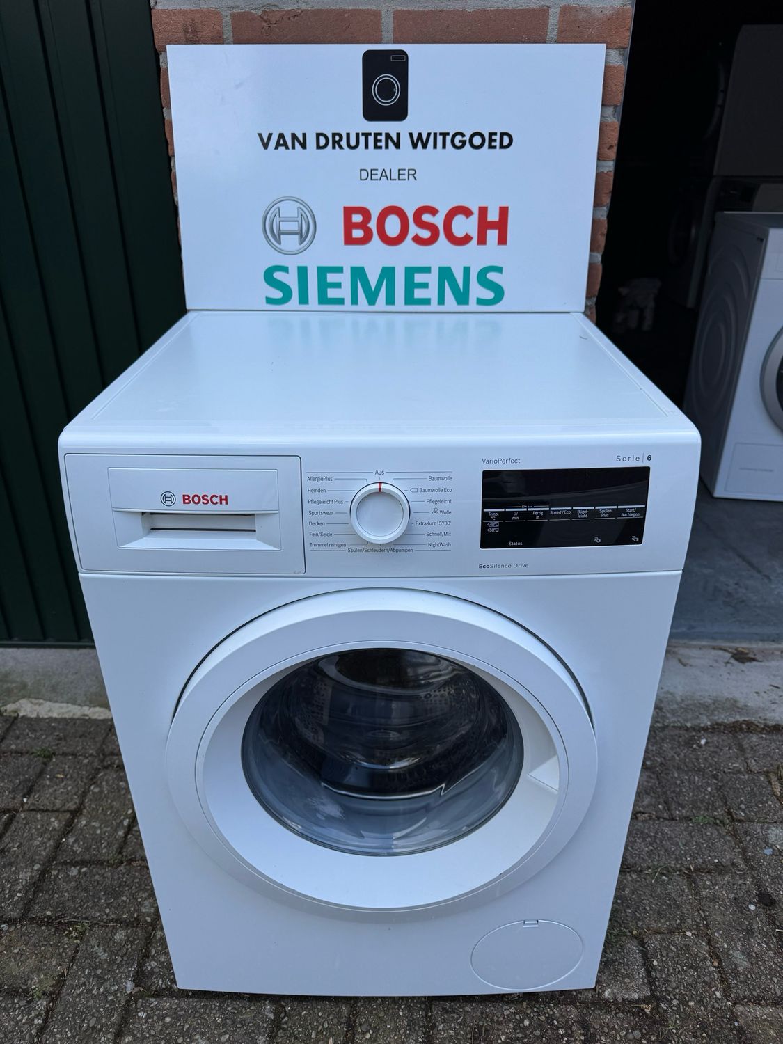 Bosch serie 6 Ecosilence 8kg A+++