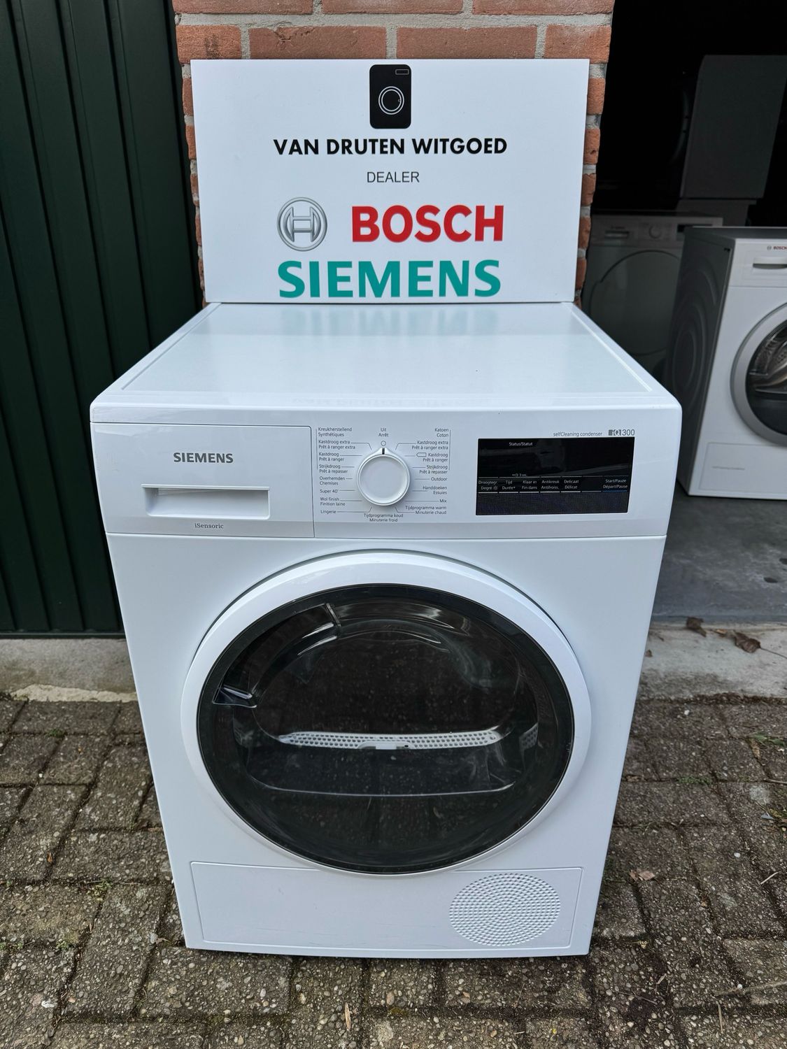 Siemens iq300 9kg warmtepompdroger A+++