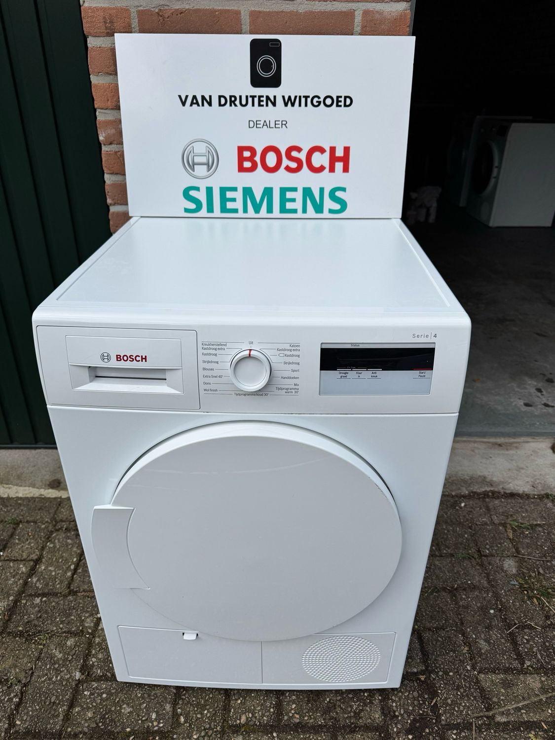 Bosch serie 4 8kg condensdroger A