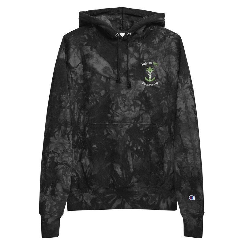 Maritime Embroidered Champion Tie-Dye Hoodie