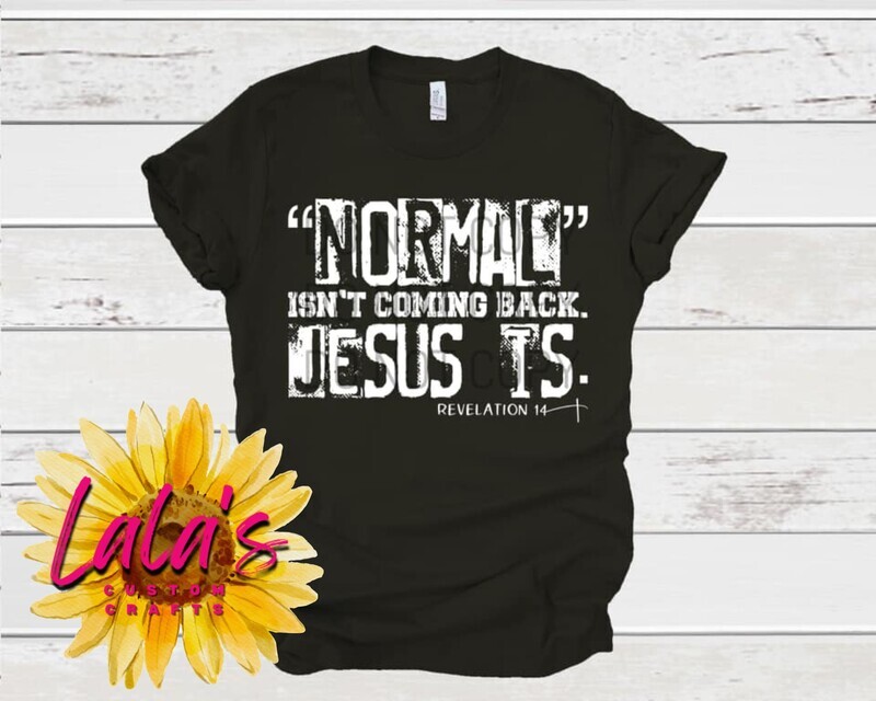 Normal isn't coming back Jesus is