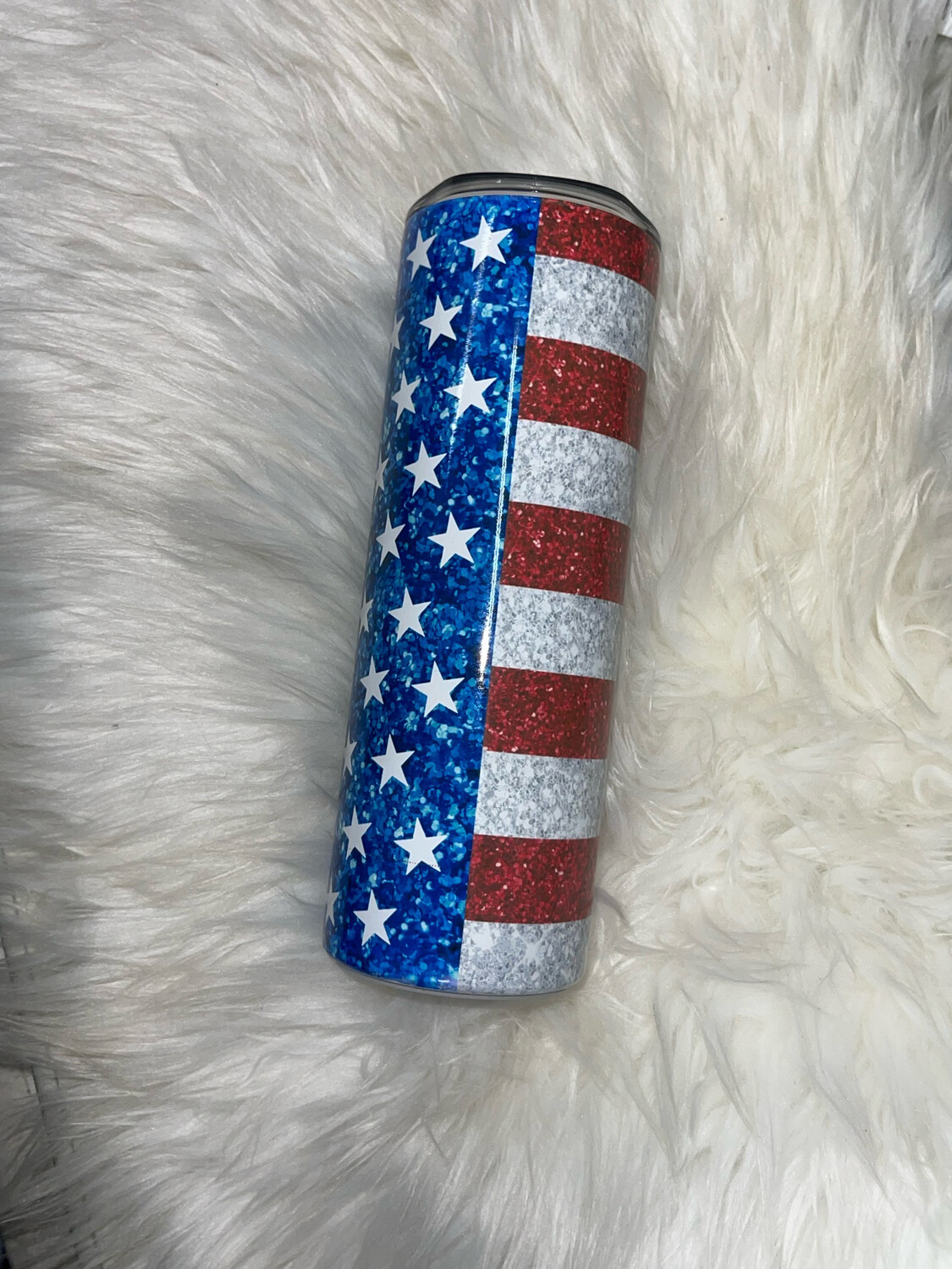American Flag 20 Oz Skinny Sublimation Tumbler