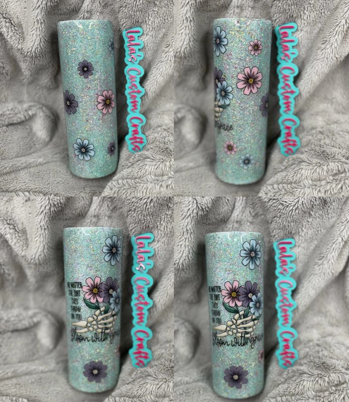 Bloom with Grace 30 Ounce Epoxied Tumbler