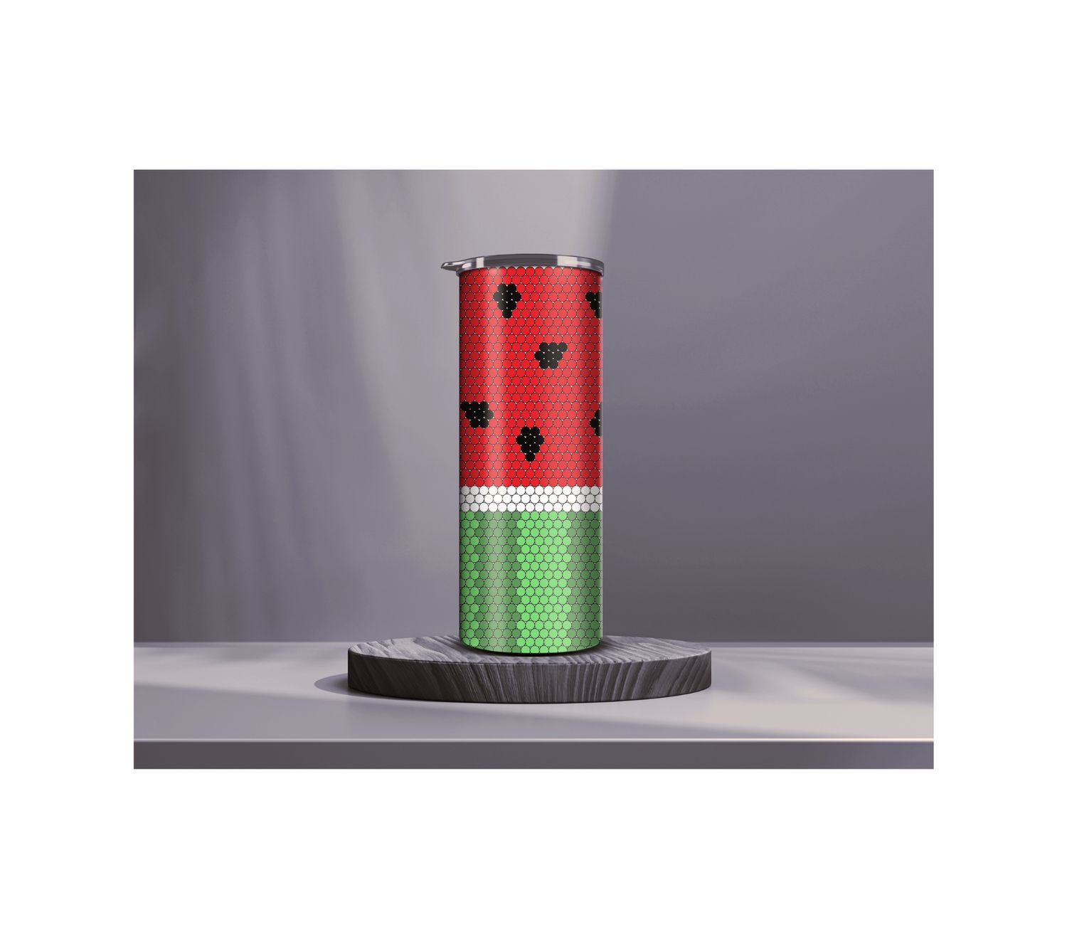 24 oz Watermelon Rhinestone Template