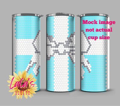 32 Oz Tipsy Magnolia Plump Tiffany box Inspired rhinestone template