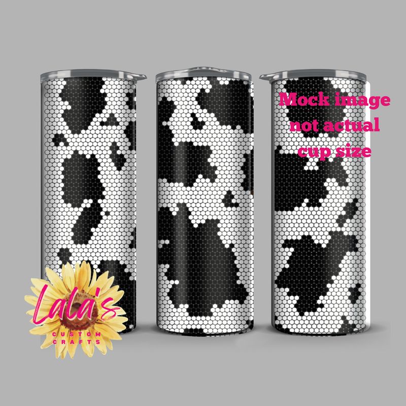 Mooo 30 oz straight ss16 rhinestone template