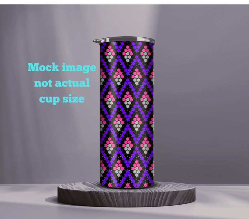 Diamond Weave 20 oz Skinny Straight ss16 Rhinestones