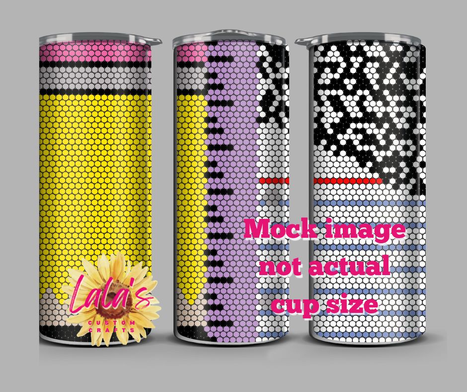 School days 30 oz Straight ss16 rhinestones