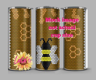 Honey Bee 20 Oz Straight ss20 Rhinestones