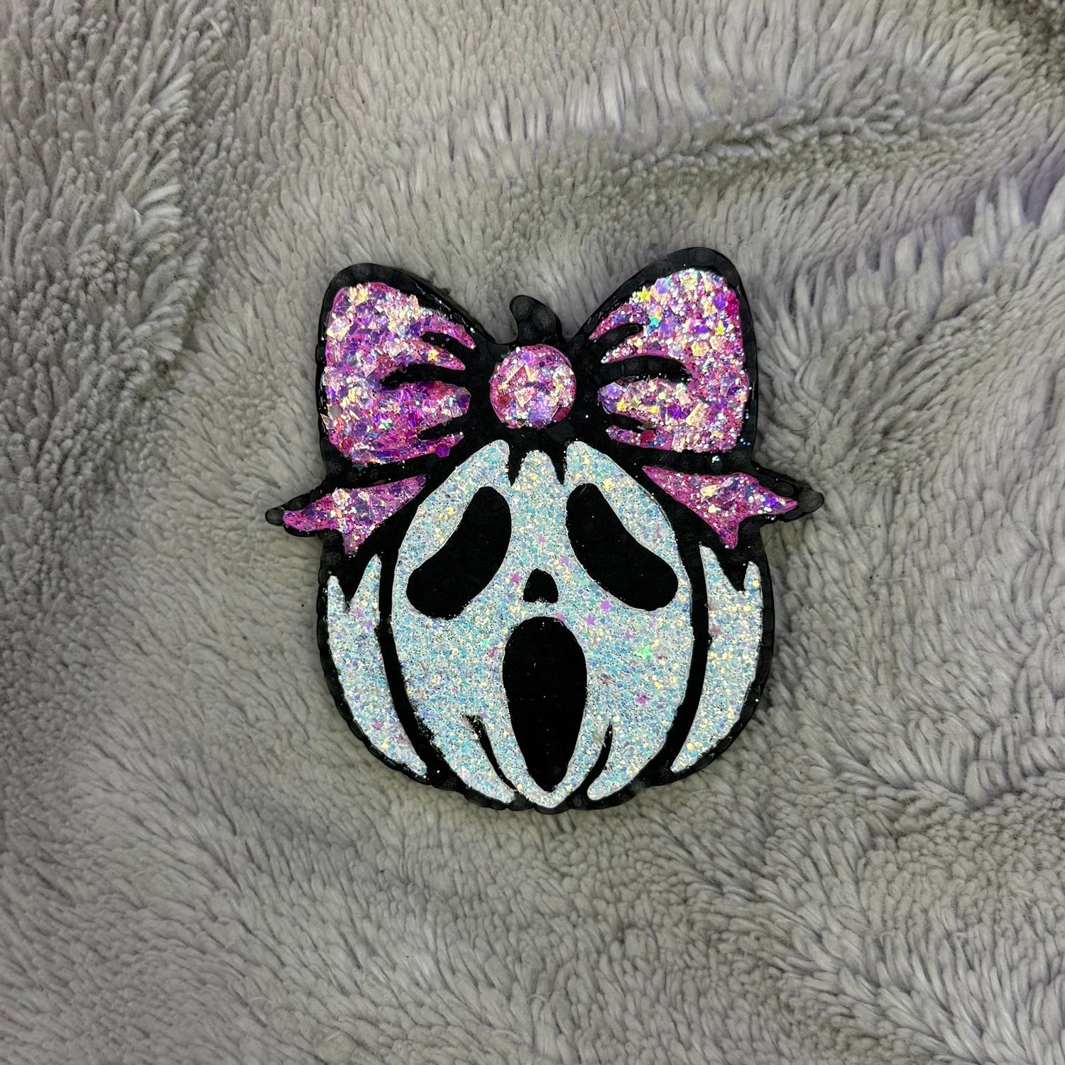 White Pumpkin Pink bow