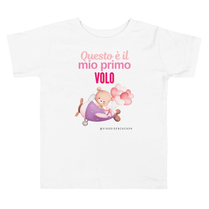 Maglietta da viaggio - Primo volo Bambini - Abbigliamento bambini a tema viaggio - Wanderlust