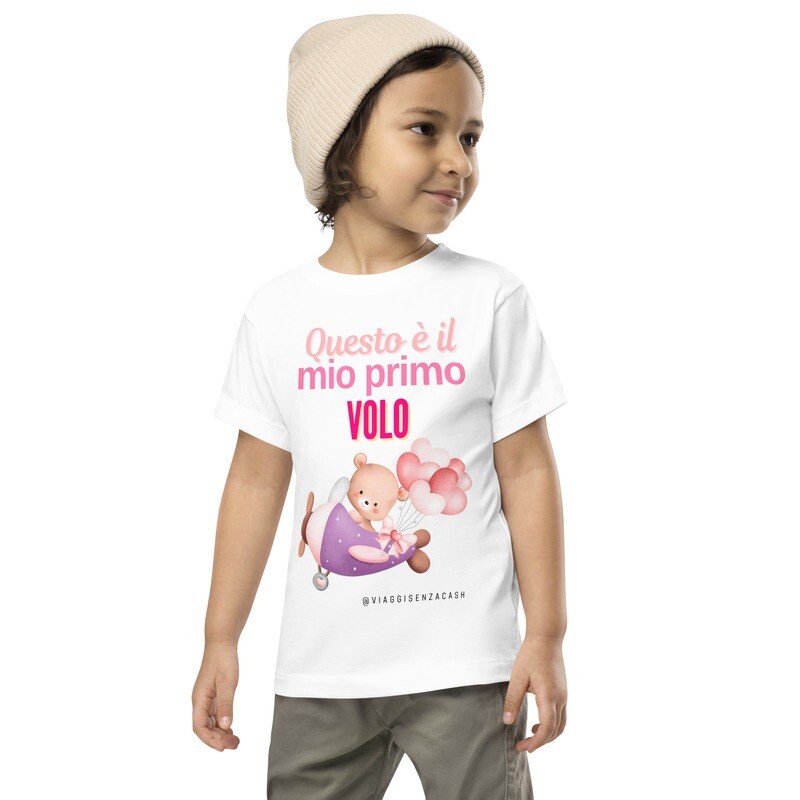 Maglietta da viaggio - Primo volo Bambini - Abbigliamento bambini a tema viaggio - Wanderlust
