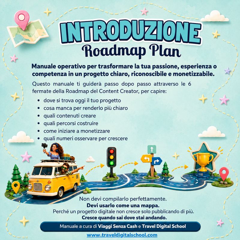 Roadmap PLAN - Manuale operativo per Content Creator