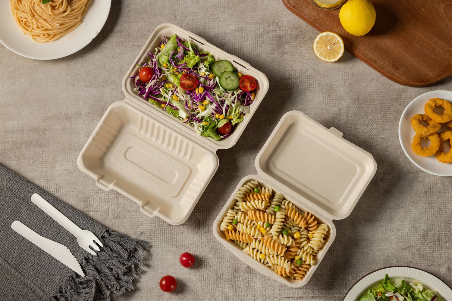 9*6&quot; Bagasse Tray: 250pcs