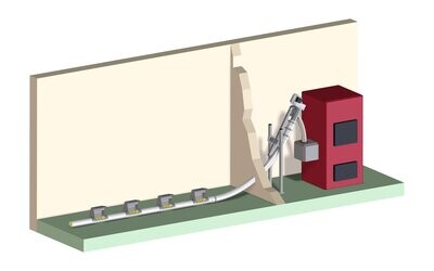 Bulg Brennstoffbunker Federspiralförderung