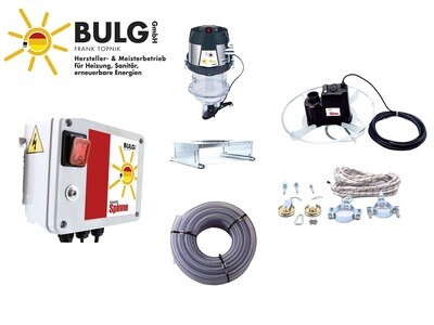 BULG Automatik Pellet Spinne Saugeinheit Pelletsauger + Komplettset