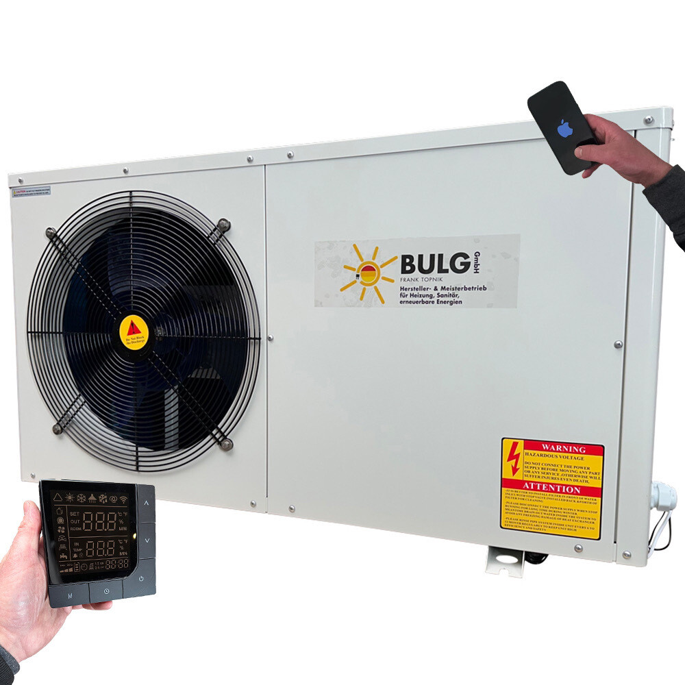 BULG Luft-/Wasser Mono Eco Wärmepumpe | 5 KW | R32 | Wifi